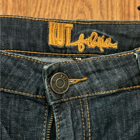 Kut from the Kloth Women Size 14 Dark Straight/skinny jeans style # KF817MA1R - Picture 5 of 7